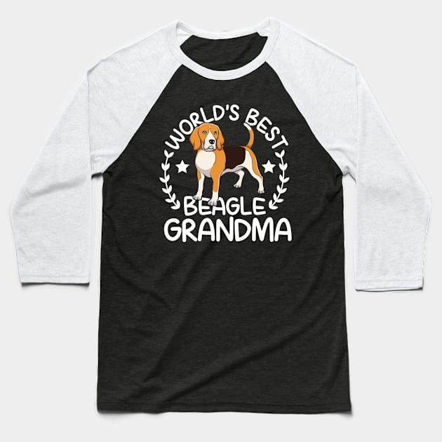 World's Best Beagle Grandma Baseball T-Shirt by AngelBeez29